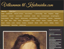 Tablet Screenshot of kristensiden.com